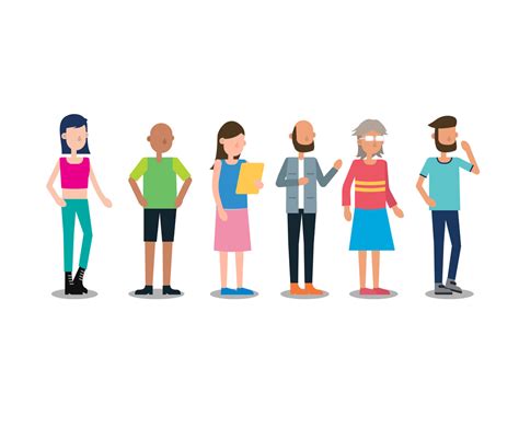 People Vector Art & Graphics .